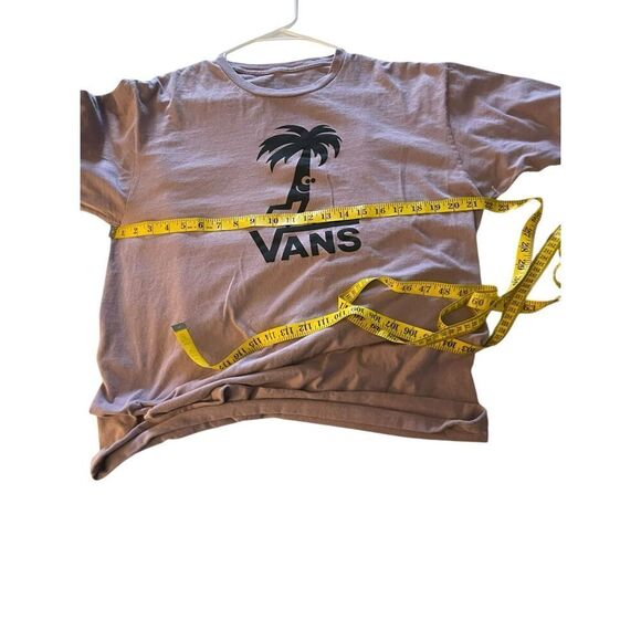 Vans Mens Purple Skate Tree Skateboarding Palm Graphic Logo Tee T-Shirt Large - Picture 3 of 10
